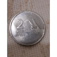 2 рупии 2009. Индия