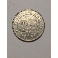 Зимбабве 25 центов 2014 года