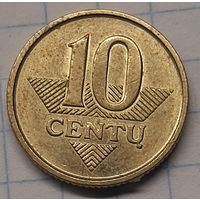 Литва 10 центов 2008г. km106