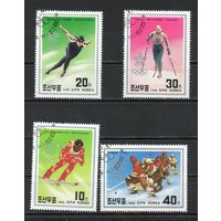 Победители Олимпийских игр в Калгари КНДР 1988 год серия из 4-х марок
