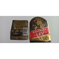 Этикетка от лидского пива " Богемский лев" б/у
