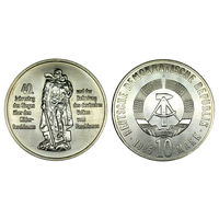 ГДР 10 марок 1985 А 40 лет освобождения от фашизма UNC