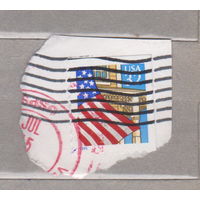 Флаг Архитектура США 1995 год год лот 1066 Б/З угловая