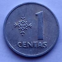 Литва 1 цент 1991 год
