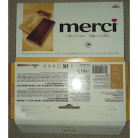 Обертка от шоколада Merci