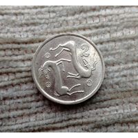 Werty71 Кипр 2 цента 1985