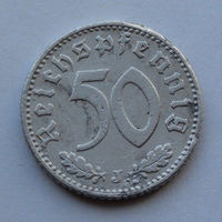 Германия 50 рейхспфеннигов. 1935. J