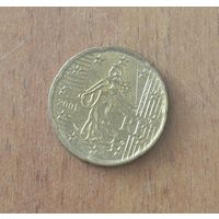 Франция - 20 евроцентов - 2001