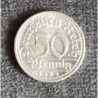 50 пфеннигов Германия 1921 А