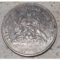 Тринидад и Тобаго 25 центов, 2005 (14-1-16)