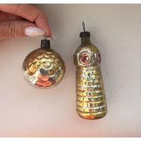 Елочная игрушка маяк шар СССР цена за все