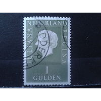 Нидерланды 1969 Королева Юлиана 1 гульден