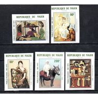 Живопись П. Пикассо Нигер 1981 год серия из 5 марок