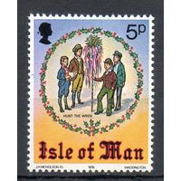 Рождество Остров Мэн (Великобритания) 1978 год серия из 1 марки