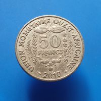 Западная Африка 50 франков 2010