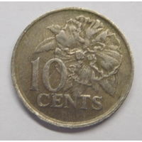 Тринидад и Тобаго 10 центов 1980 г