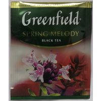 Чай Greenfield Spring Melody (черный, черная смородина, мята, чабрец) 1 пакетик