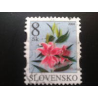 Словакия 2004 стандарт, цветы