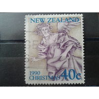 Новая Зеландия 1990 Рождество, ангел