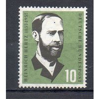100 лет со дня рождения Генрих Герца Германия 1957 год серия из 1 марки