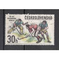 ЧССР.1978.70 лет хоккея на траве (1 марка)