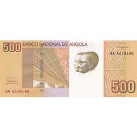 Ангола 500 кванза образца 2012 года UNC p155b