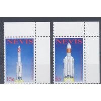 [438] Невис 1993. Космос. СЕРИЯ MNH