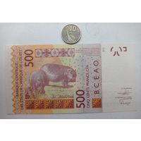 Werty71 Мали 500 франков 2012 D UNC банкнота