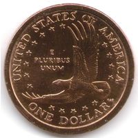 1 доллар США 2000 год Сакагавея Парящий орел двор Р _состояние UNC