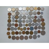 80 разных монет экзотических стран