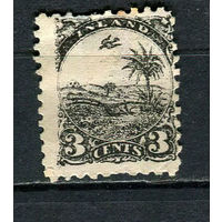 Либерия - 1881 - Пейзаж 3С - (есть тонкое место) - [Mi. 15] - полная серия - 1 марка. MH.  (LOT At21)
