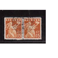 Литва-1940 (Мих.439)  гаш.  , Стандарт, 2 марки
