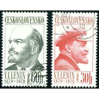 100-летие со дня рождения Владимира Ильича Ленина Чехословакия 1970 год серия из 2-х марок