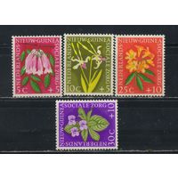 NL Колонии Нидерландская Новая Гвинея 1959 Эндемические цветы Полная #57-59**