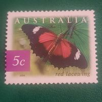 Австралия 2004. Фауна. Бабочки. Red Lacewing
