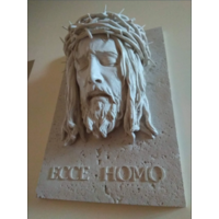 - ЛИК ИИСУСА Травертин-Ракушечник 48х33х18 см 11 кг ECCE HOMO - Истинный Человек