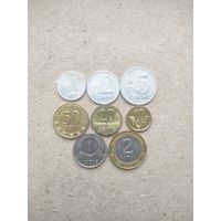 Литва 1,2,5,10,20,50 центов,1,2 лита 1991-2008 г. Сохран!!!