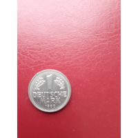 Монета Германия 1 марка 1990 J