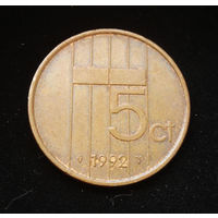 5 центов 1992 Нидерланды #01