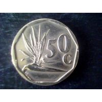 Монеты.Африка. ЮАР 50 Центов 1995.