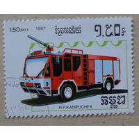 Кампучия.1987.пожарный автомобиль