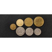 Погодовка монет СССР 1+2+3+5+10+15+20 копеек 1951 года . Смотрите другие мои лоты.
