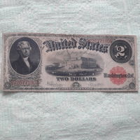 2 доллара  США 1917г