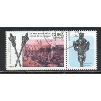 20 лет музею Куба 1988 год серия из 1 марки