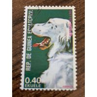 Экваториальная Гвинея 1974. Породы собак. Английский сеттер. Марка из серии