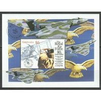1998 Гренада 3789 / B506 Самолет / Хищные птицы 7,00 евро