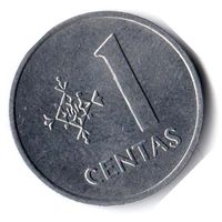 Литва. 1 цент. 1991 г.