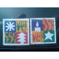 Нидерланды 1994 Новогодние марки Полная серия