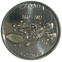 Канада 5 центов, 2017 - 150 лет Конфедерации Канада - Живые традиции [UNC]