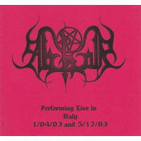 Abhor "Performing Live In Italy 1/04/03 And 5/17/03" DVDr